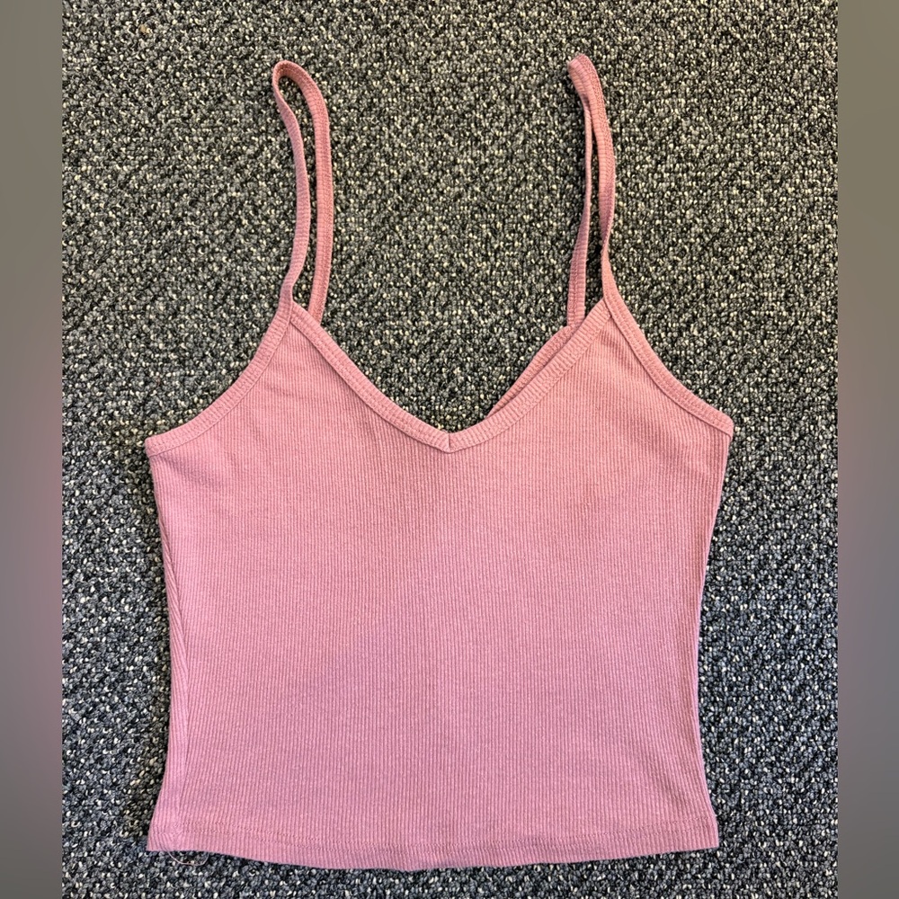 Bozzolo Mauve Ribbed Camisole